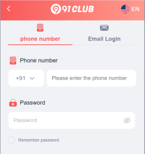 91 club login